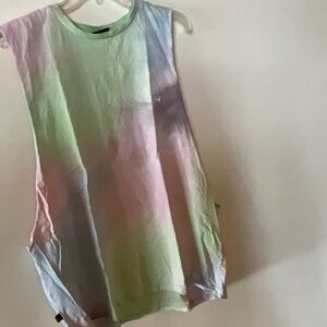 Stussy mens tye dye tank top